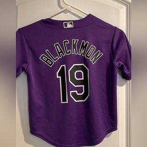 Kids Colorado Rockies Blackmon Jersey
